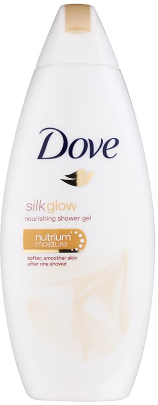 Dove Silk Glow gel de ducha nutritivo para dejar la piel suave y lisa