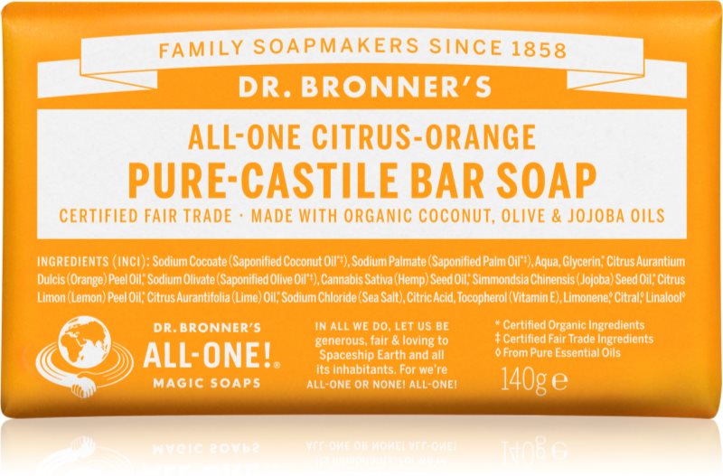 Dr. Bronner’s Citrus & Orange Feinseife
