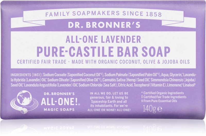 Dr. Bronner’s Lavender trdo milo