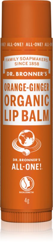 Dr. Bronner’s Orange & Ginger balzám na rty