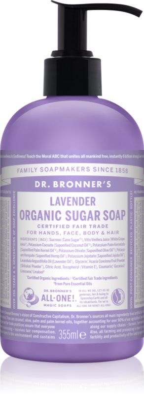 Dr. Bronner’s Lavender tekoče milo za telo in lase