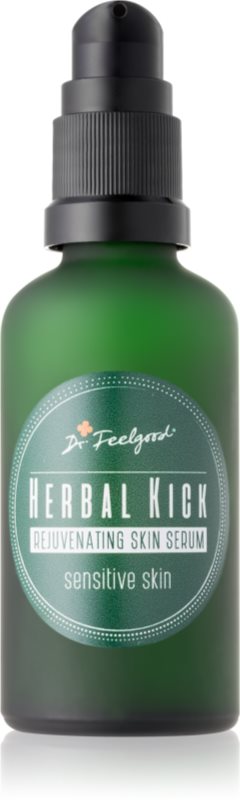 Dr. Feelgood Herbal Kick ser de reîntinerire în două faze pentru piele sensibila