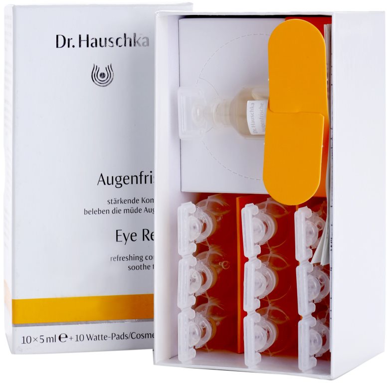 Dr. Hauschka Eye And Lip Care erfrischende Umschläge für müde Augen