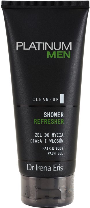 Dr Irena Eris Platinum Men Clean-Up osvežujoč gel za prhanje za telo in lase