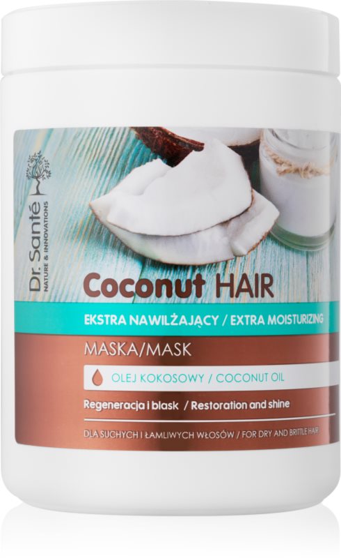 Dr. Santé Coconut hydratačná maska pre lesk suchých a lámavých vlasov