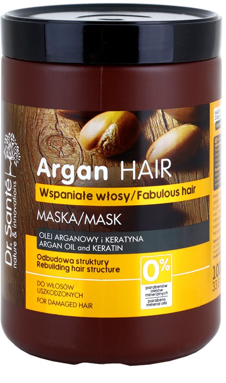 Dr. Santé Argan máscara cremosa para cabelo danificado