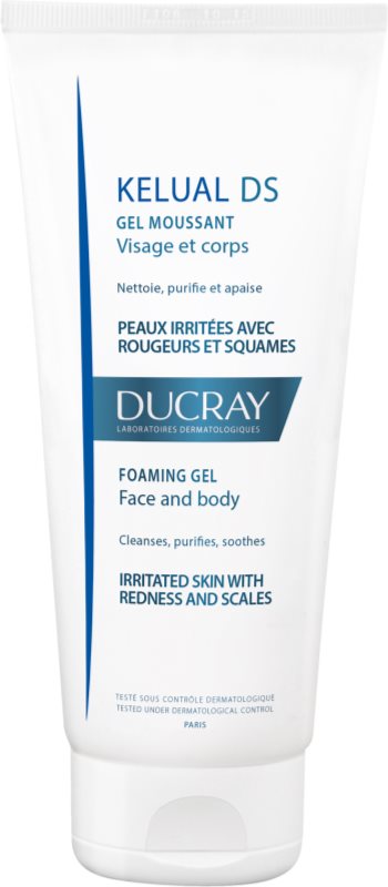 Ducray Kelual DS gel de curățare pentru ten sensibil pentru fata si corp