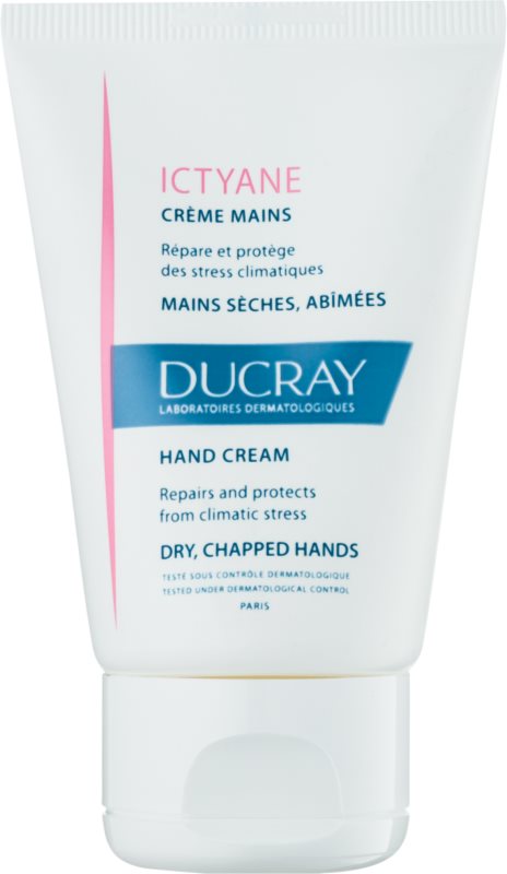 Ducray Ictyane cremă hidratantă pentru mâinile cu pielea uscată și crăpată