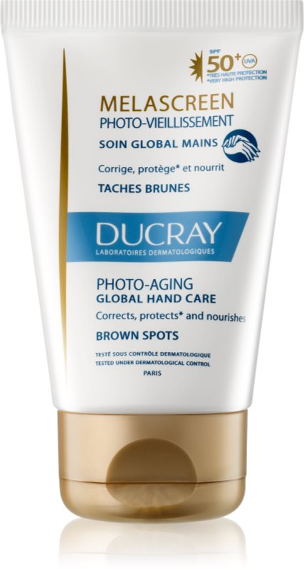 Ducray Melascreen komplexe Handpflege mit Sonnenschutzfaktor 50+ gegen Pigmentflecken