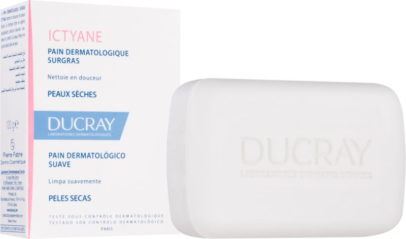 Ducray Ictyane туалетне мило для сухої шкіри