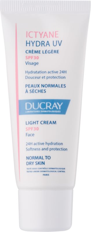 Ducray Ictyane lichte crème voor normale en/of droge huid SPF 30