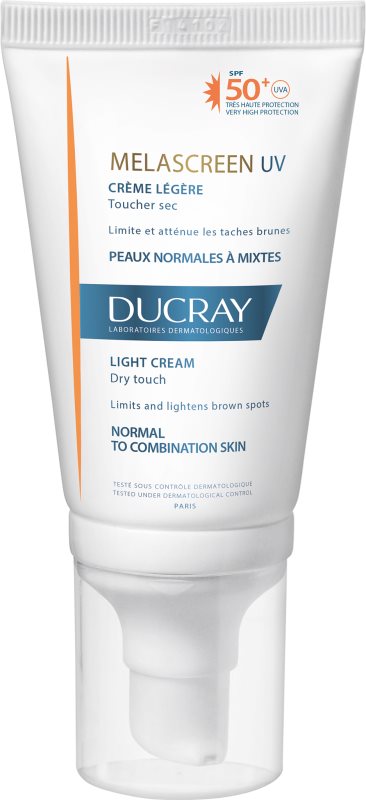 Ducray Melascreen lekki krem do opalania przeciw przebarwieniom SPF 50+