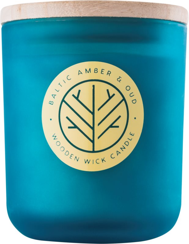 DW Home Baltic Amber & Oud bougie parfumée 320,35 g avec mèche en bois