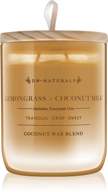 DW Home Lemongrass + Coconut Milk Scented Candle 500,94 g