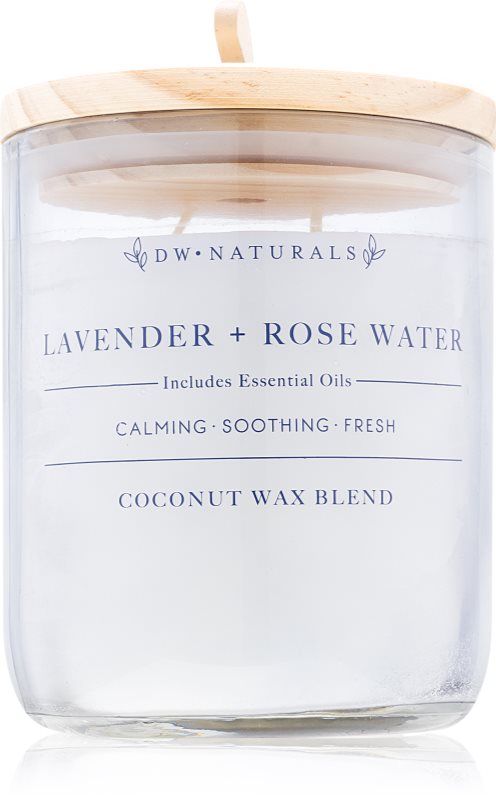 DW Home Lavender + Rose Water vonná svíčka 500,94 g