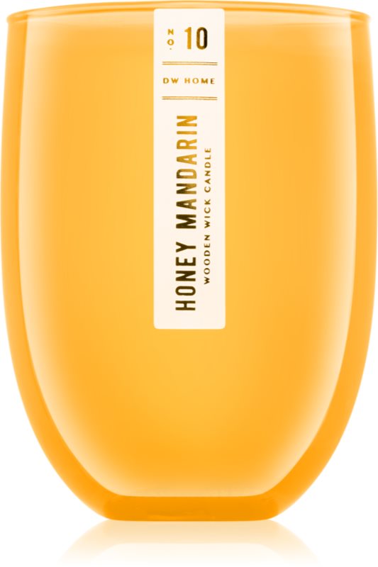 DW Home Honey Mandarin Scented Candle 436 g Wooden Wick