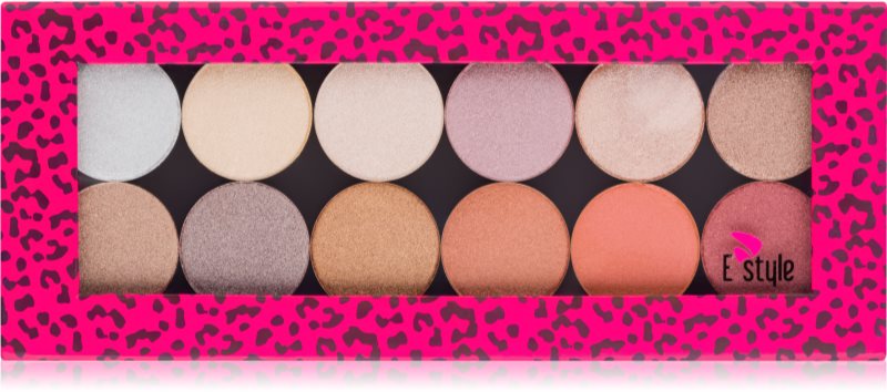 E style Metallic Chic palette de fards à paupières metallisés