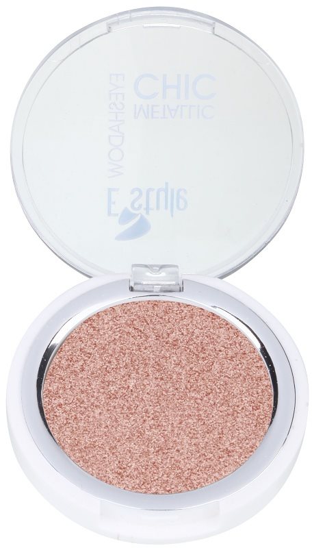 E style Metallic Chic far de ploape de nuanta aurie