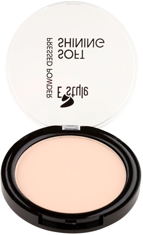 E style Soft Shining pudra compacta iluminatoare pentru o nuantare perfecta a tenului