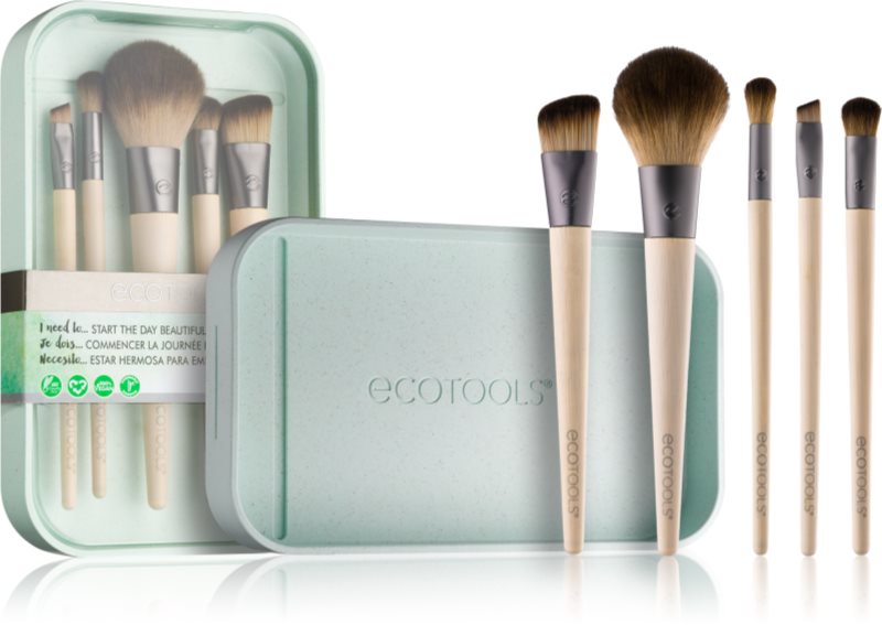 EcoTools Start The Day Beautifully набір щіточок для макіяжу