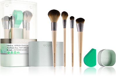 EcoTools Airbrush Complexion sada štetcov na tvár