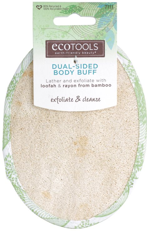EcoTools Bath & Shower Dubbelzijdige Pelling Washandje