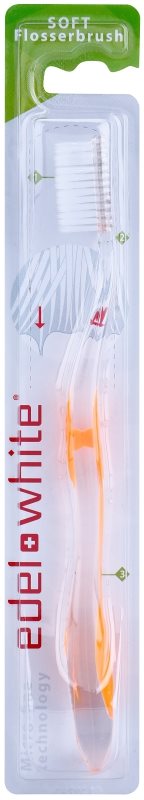 Edel+White Flosser Brush perie de dinti fin