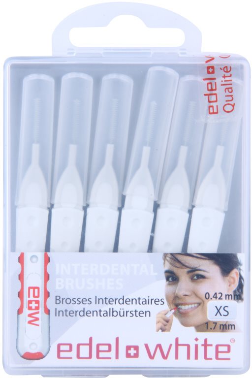 Edel+White Interdental Brushes mezizubní kartáčky 6 ks