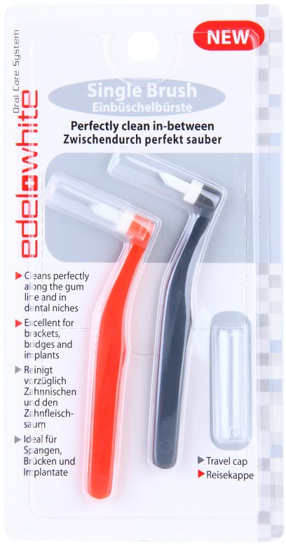 Edel+White Single Brush escovas interdentais 2 pçs