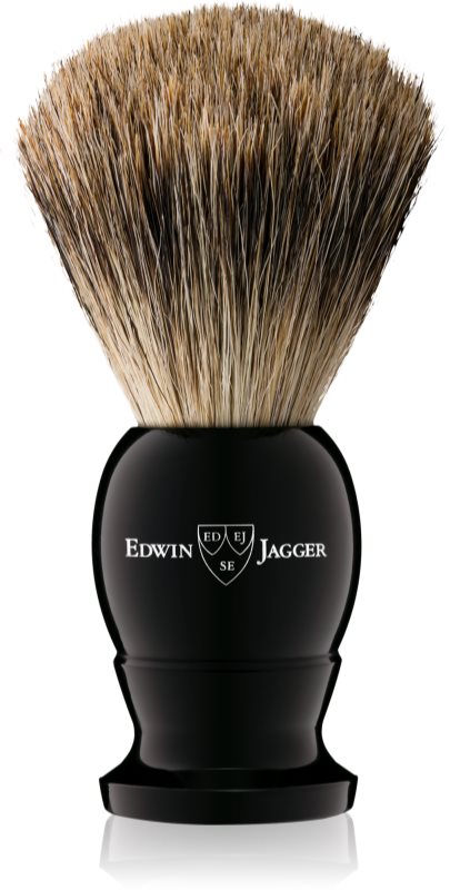 Edwin Jagger Silver Tip Ebony Scheerkwast