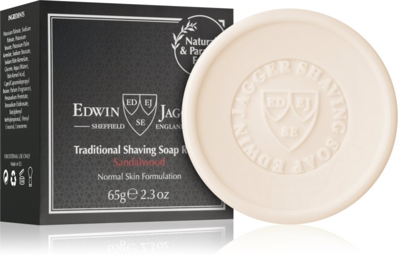Edwin Jagger Sandalwood Scheerzeep Navulling