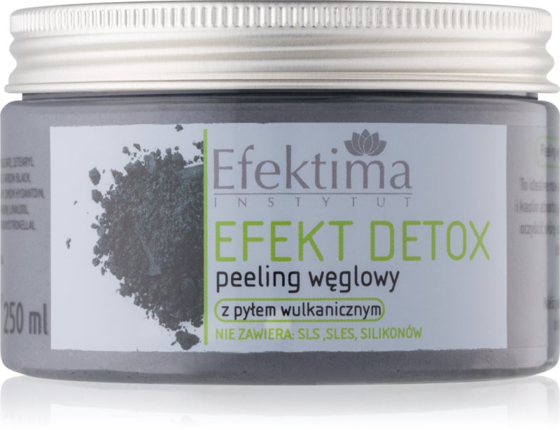 Efektima Institut Efekt Detox piling za telo z aktivnim ogljem
