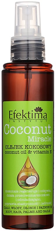Efektima Institut Coconut Miracle ulei pentru regenerare pe fata , corp si par