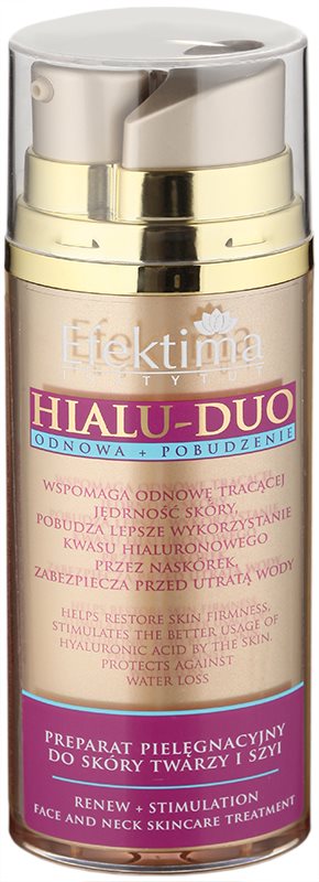 Efektima Institut Hialu-Duo bőrmegújító ápolás ránctalanító hatással