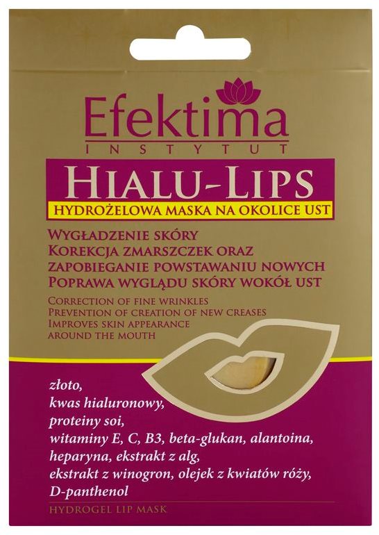 Efektima Institut Hialu-Lips masca hidrogel pentru buze cu efect de intinerire