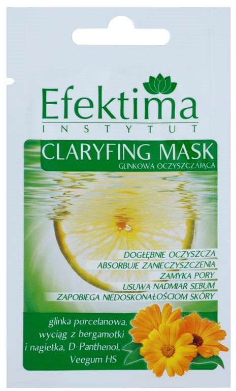 Efektima Institut reinigende Maske zur Reduktion von Hauttalg und zur Verkleinerung der Poren