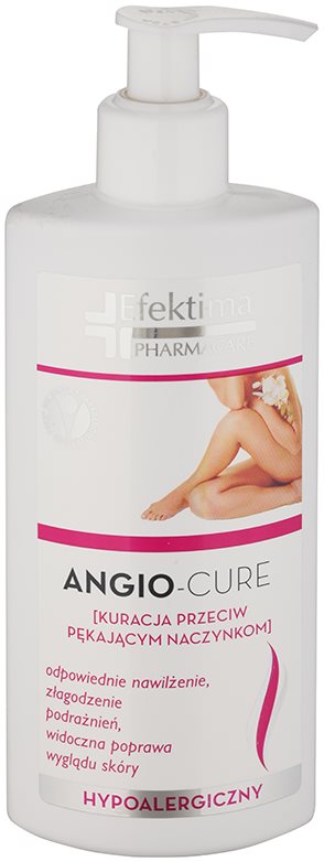 Efektima PharmaCare Angio-Cure Bodylotion zur Reduktion geweiteter und geplatzter Äderchen