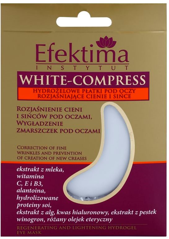 Efektima Institut White-Compress hidrogél maszk a szem körül a ráncok és a sötét karikák ellen