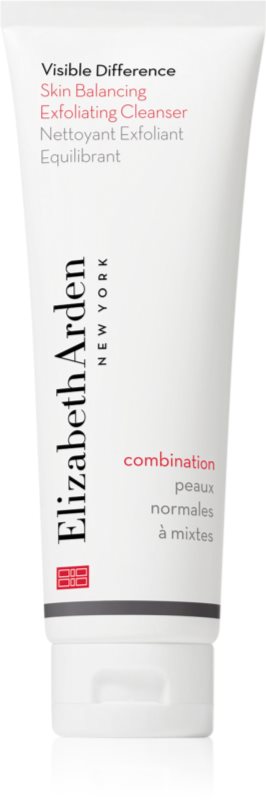 Elizabeth Arden Visible Difference Skin Balancing Exfoliating Cleanser Schuim Peeling voor Normale tot Gemengde Huid