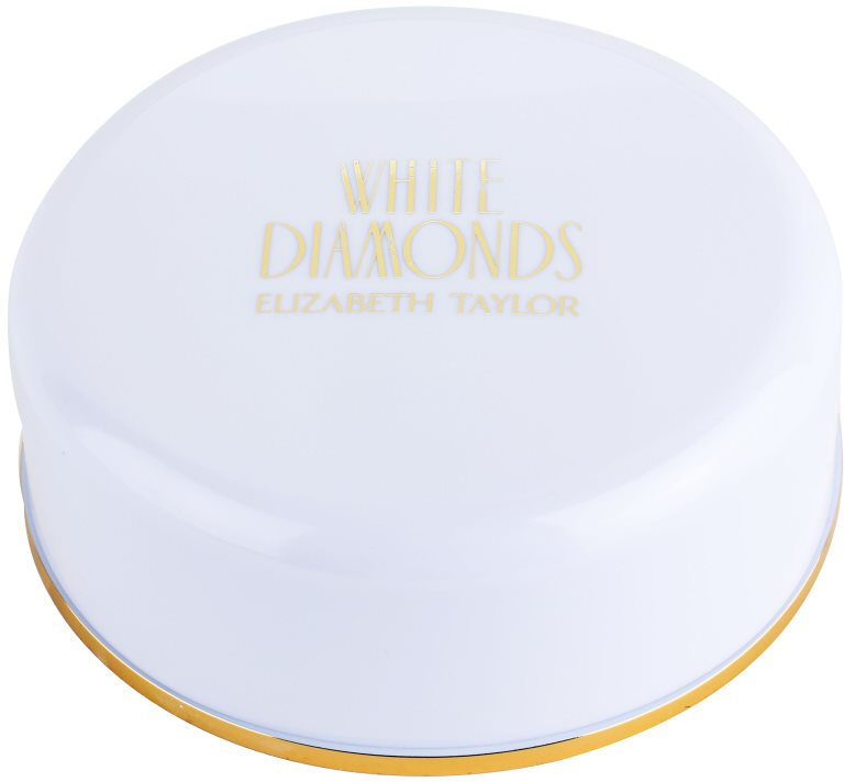 Elizabeth Taylor White Diamonds borotalco per donna 75 g