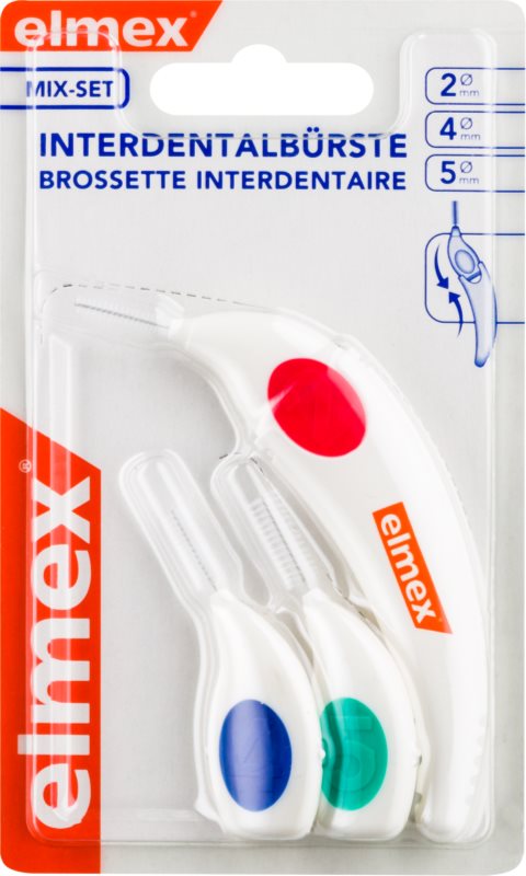 Elmex Caries Protection cepillos interdentales 3 uds mix