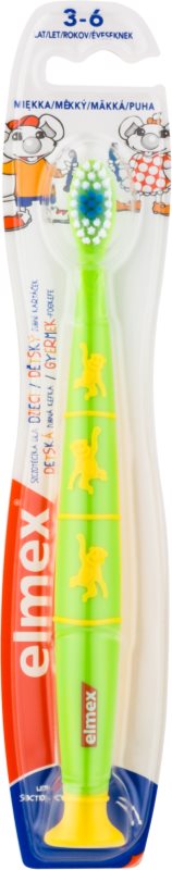 Elmex Kids 3-6 Years spazzolino da denti per bambini con ventosa