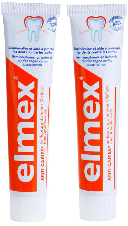 Elmex Caries Protection pasta de dinti protecție impotriva cariilor duo