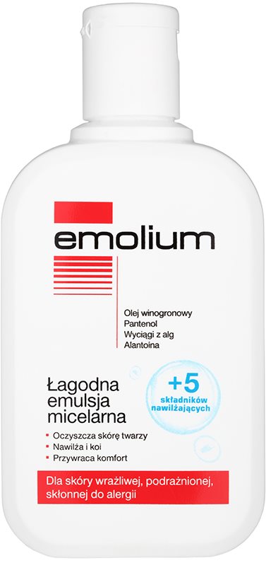 Emolium Skin Care émulsion micellaire nettoyante pour peaux sensibles et allergiques