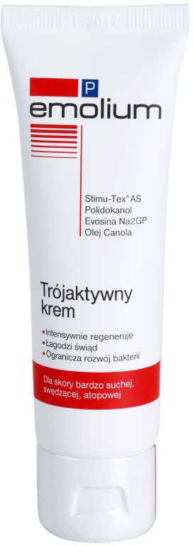 Emolium Skin Care P krem do twarzy o potrójnym działaniu