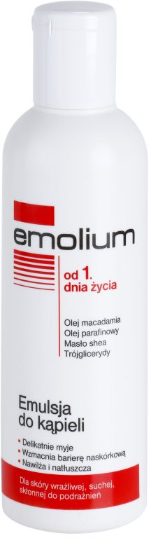 Emolium Wash & Bath emulsja do kąpieli dla skóry suchej i wrażliwej