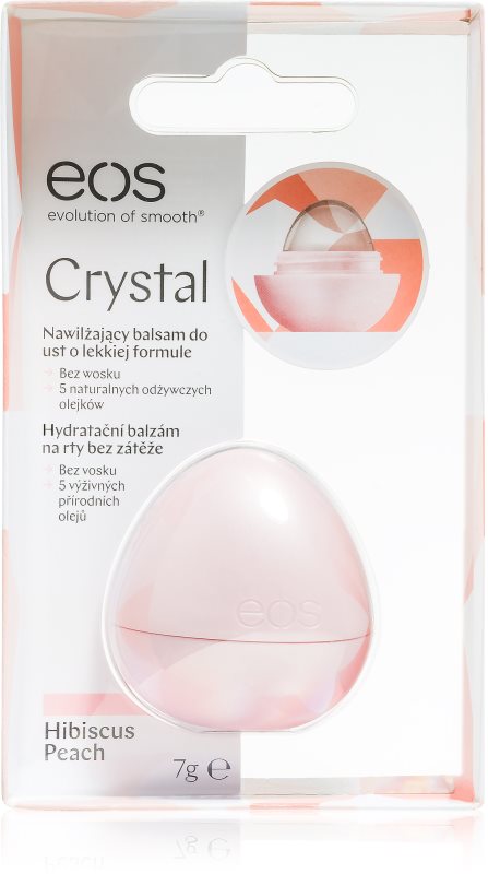 EOS Crystal Hibiscus Peach Moisturizing Lip Balm