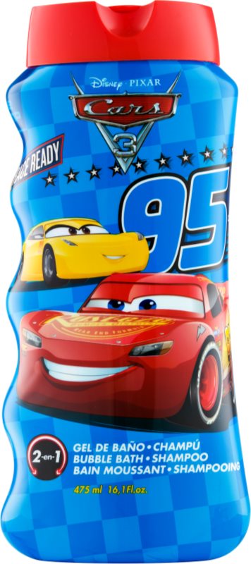 EP Line Cars 3 bagnoschiuma e shampoo 2 in 1 per bambini