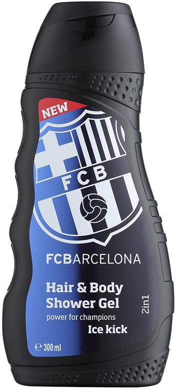 EP Line FC Barcelona Ice Kick šampon in gel za prhanje 2v1