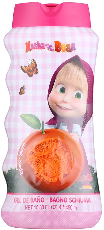 EP Line Masha and The Bear гель для душа та мочалка